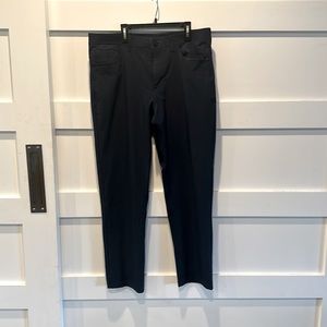 Navy straight leg pants
